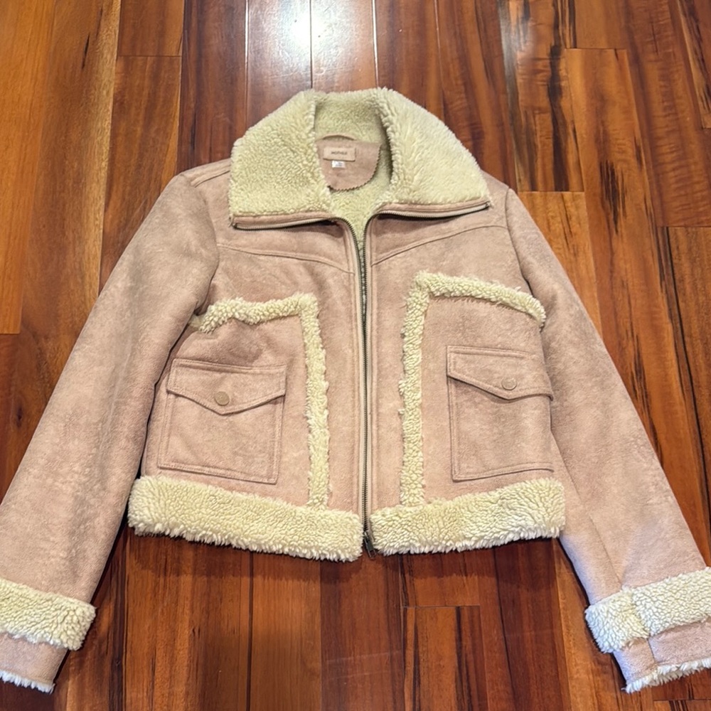 Tan Sherpa Lined Jacket